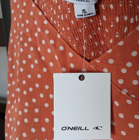 O'Neill • Orange Polkadot Tank - Picture 7 of 11